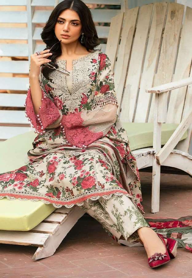 MARIAB Mprints 24 - 2 HIT DESIGN NO-7025 by DEEPSY SUITS   